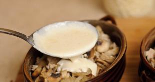 Лучшие рецепты жульена с белыми грибами Жульен из белых грибов со сметаной